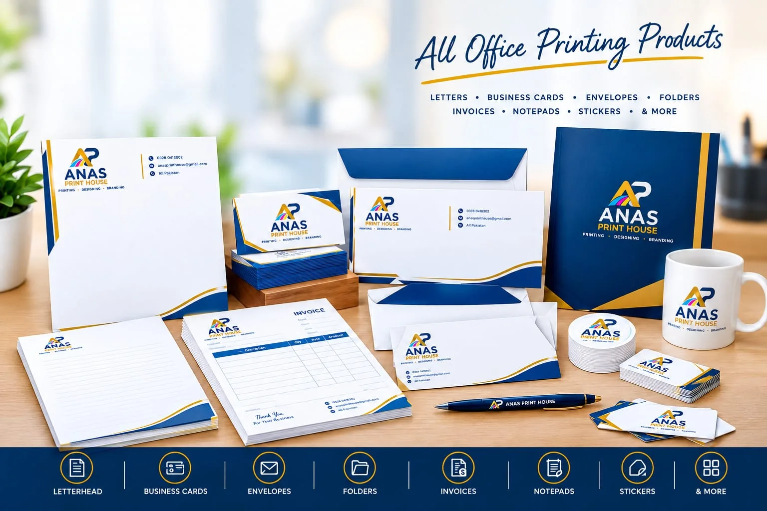Office Stationery & Corporate Printing Materials
