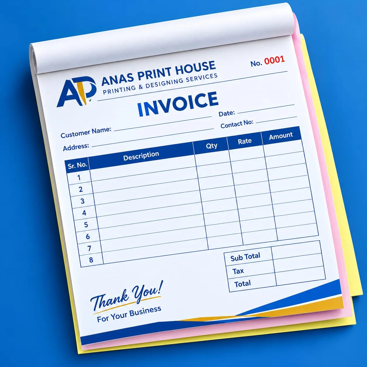 Bill Books & Invoice Pads
