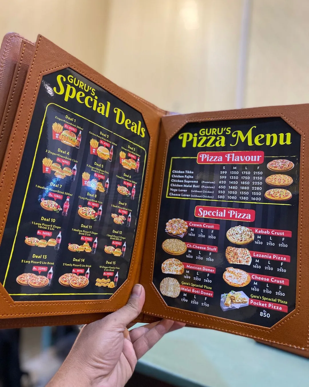 Leather Menu Folders | Custom Restaurant Menu Covers