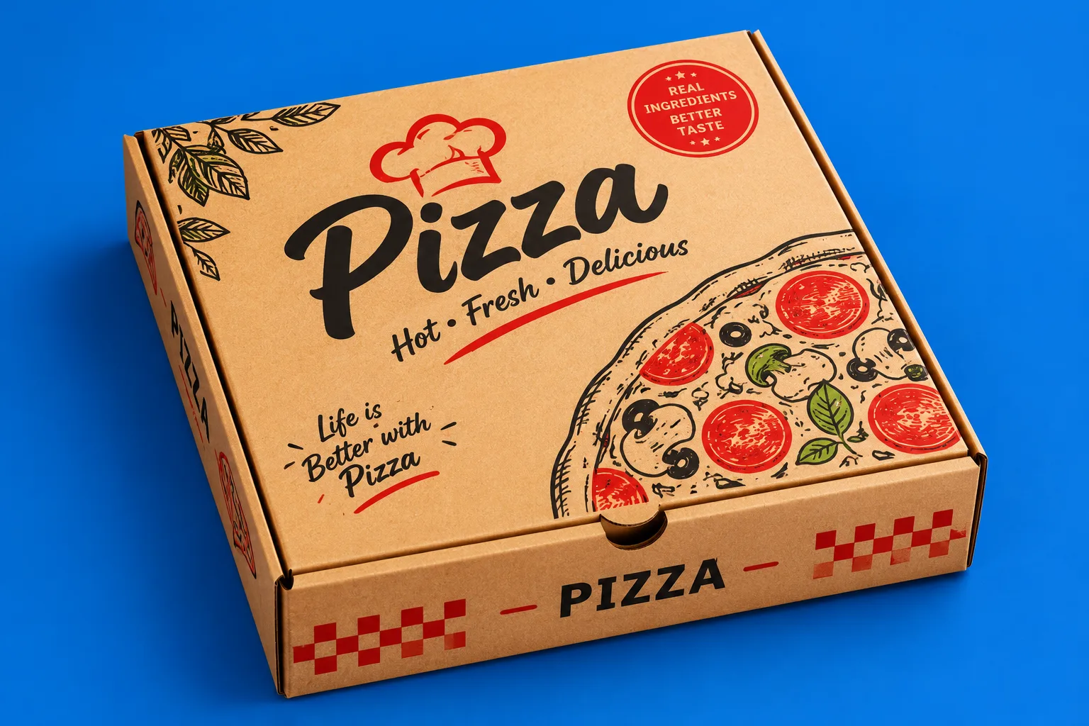 Pizza Boxes - Art Card & Corrugated Boxes