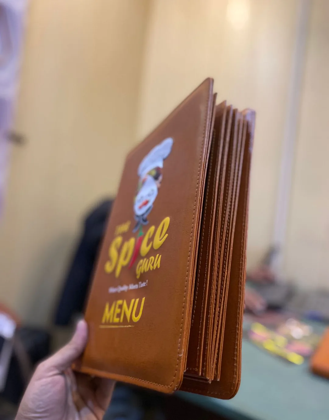 Leather Menu Folders | Custom Restaurant Menu Covers