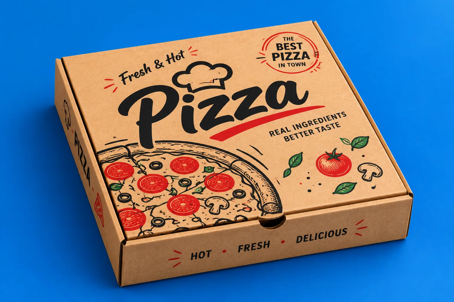 Pizza Boxes - Art Card & Corrugated Boxes