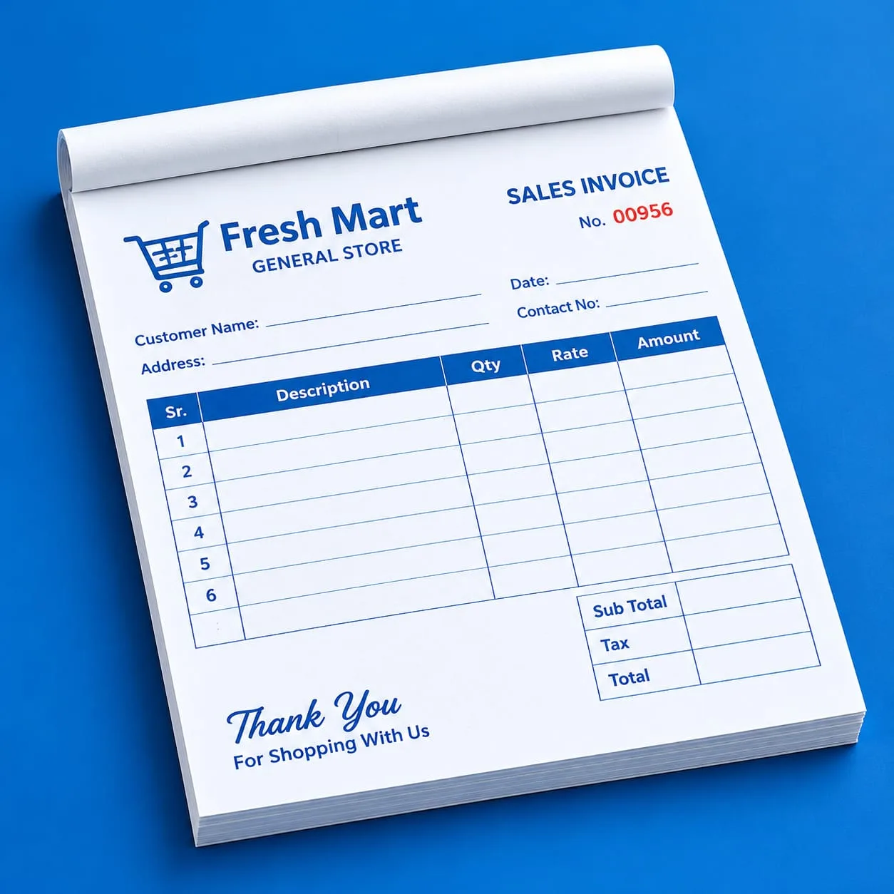 Bill Books & Invoice Pads
