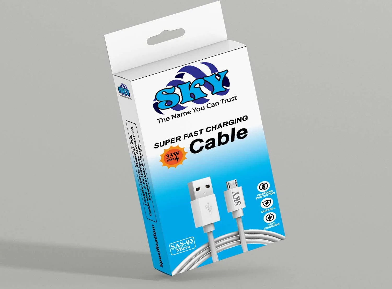 Custom Printed Charger Cable Boxes | Premium Packaging