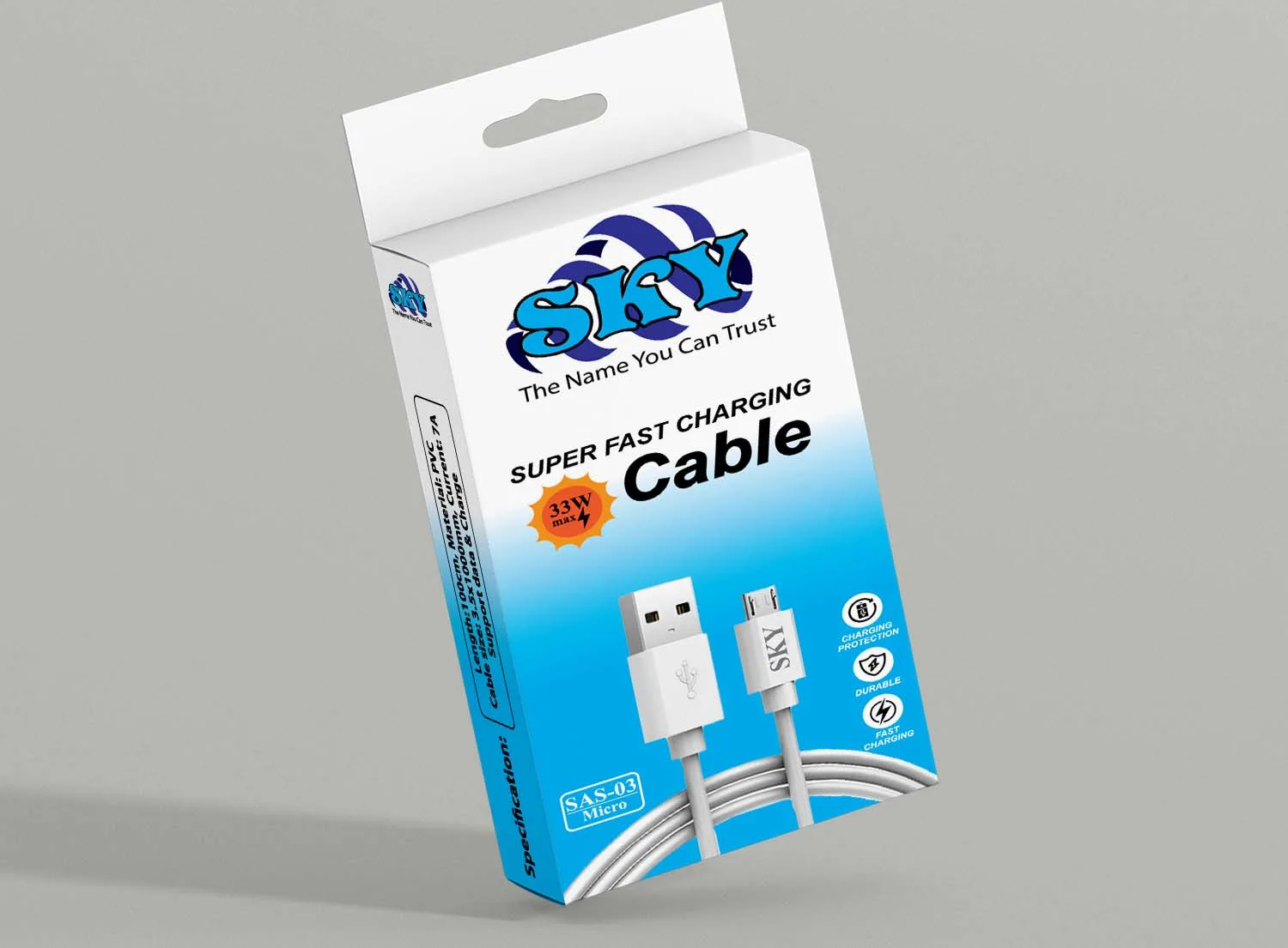 Custom Printed Charger Cable Boxes | Premium Packaging