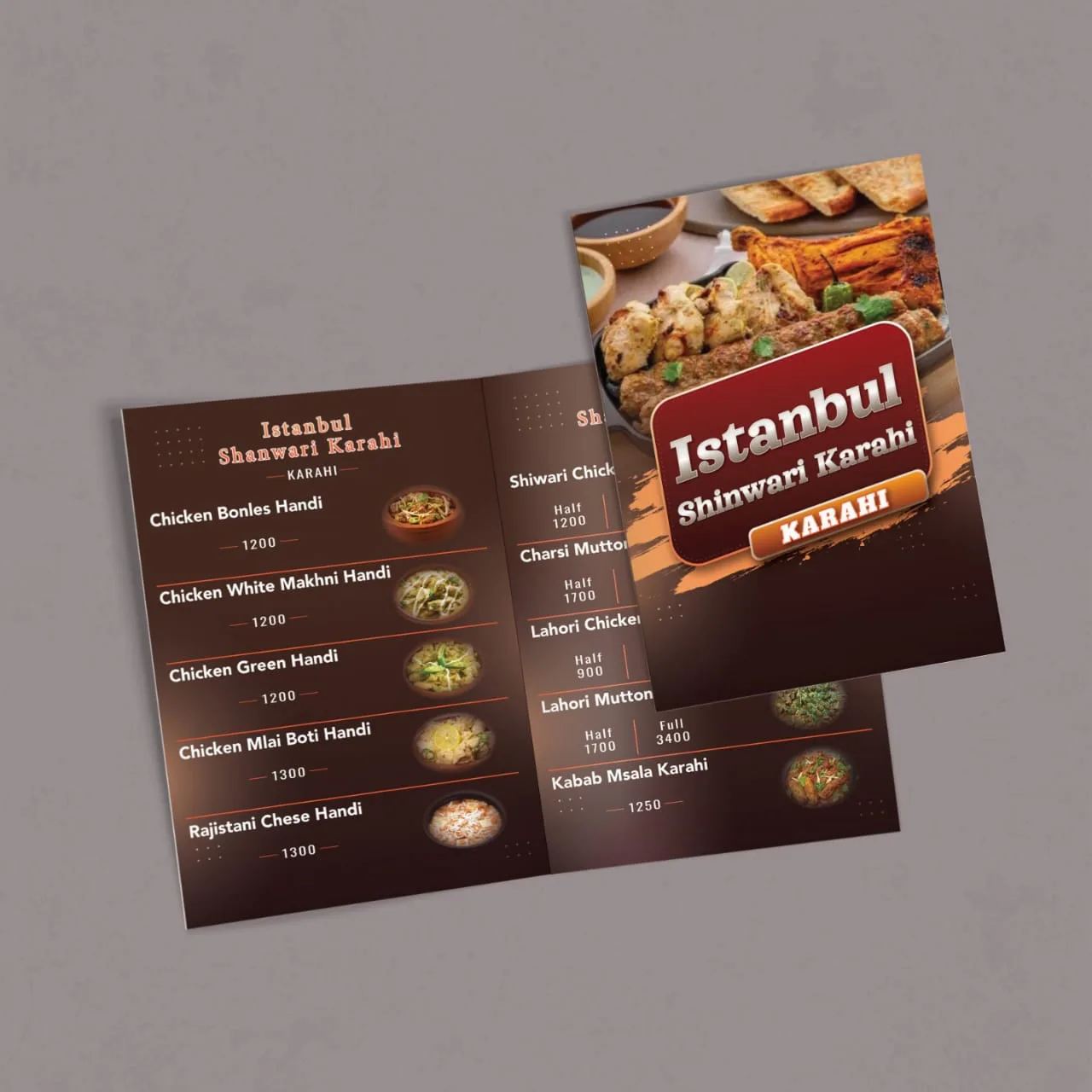Restaurant Menu Cards