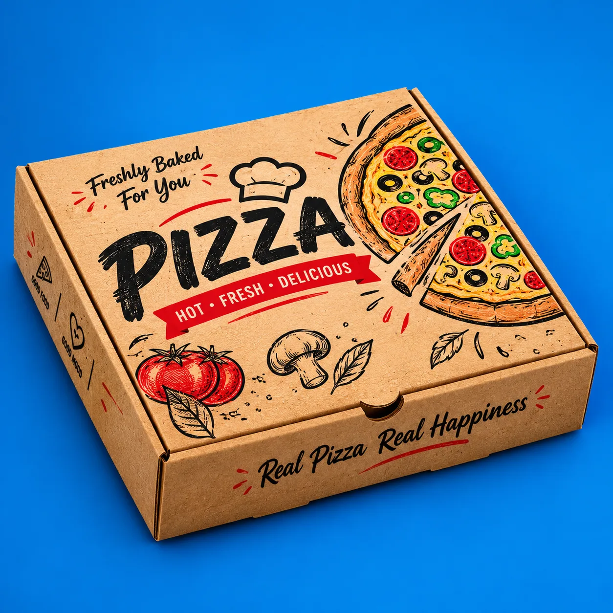 Pizza Boxes - Art Card & Corrugated Boxes