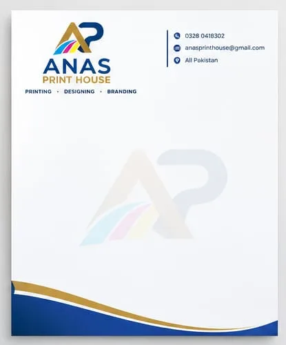 Custom Printed Letterheads in Pakistan | Premium Business Letterhead Printing