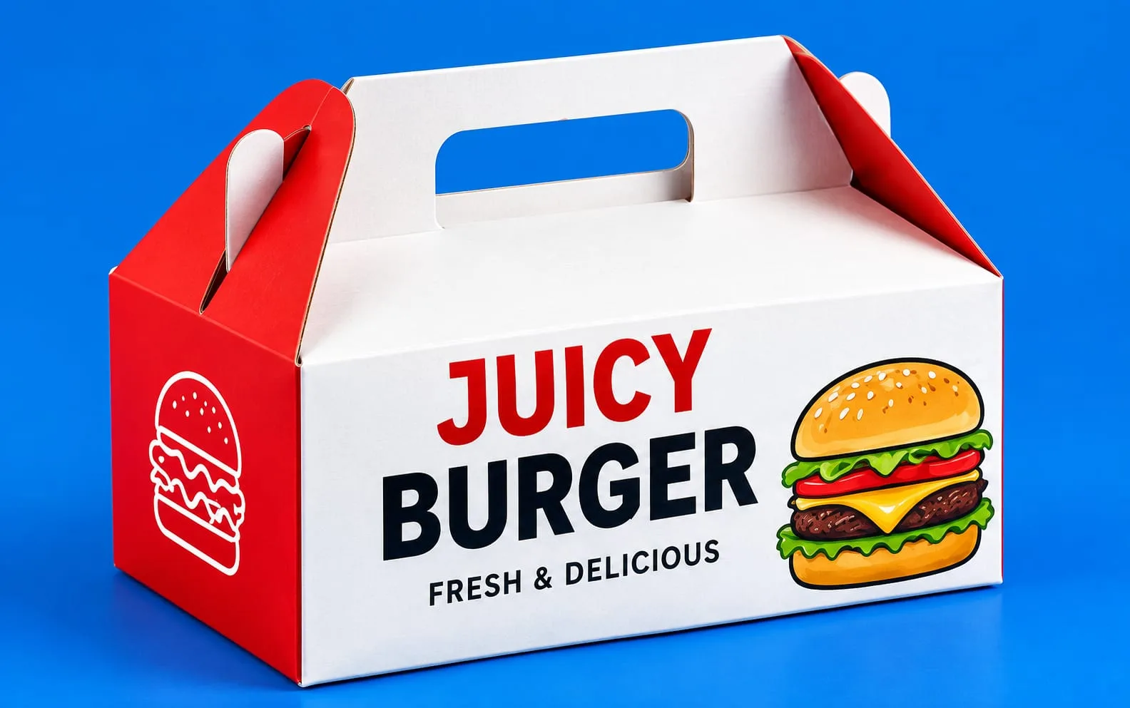Custom Burger Boxes & Fries Packaging
