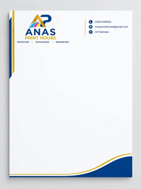 Custom Printed Letterheads in Pakistan | Premium Business Letterhead Printing